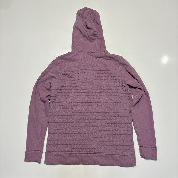 Columbia 1/4 Zip Quilted Hooded Jacket Womens Sz-Medium/ Outdoors - Picture 2 of 9